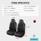 Twin Set PU Leather Front Seats