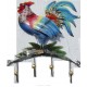 Rooster 4 Hooks 40x30 cm