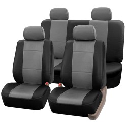 Full Set PU Leather car seat covers 5 seats 9 piece