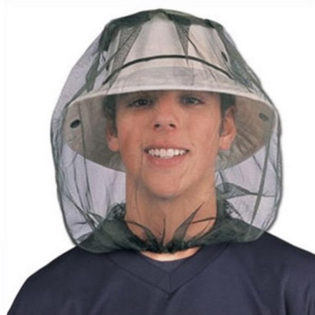1PC Outdoor Fishing Cap Anti Mosquito Insect Hat Fishing Hat Bug Mesh Head  Net Face Protector Hiking Camping Hats Men Women